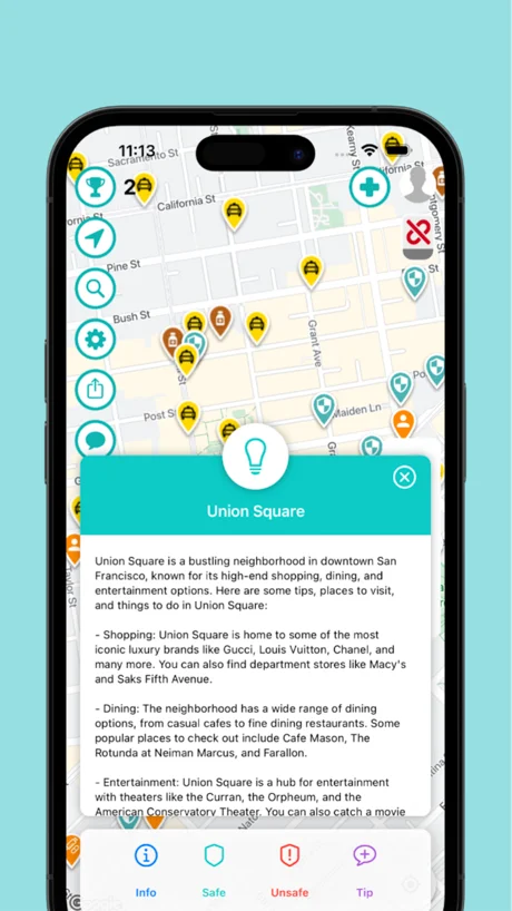 Neighborhood tips for Union Square with shopping, dining, and entertainment recommendations